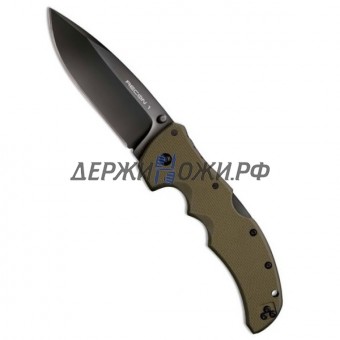 Нож Recon 1 Plain Spear Point CTS-XHP Blade, OD Green G-10 Cold Steel складной CS 27TLSVG